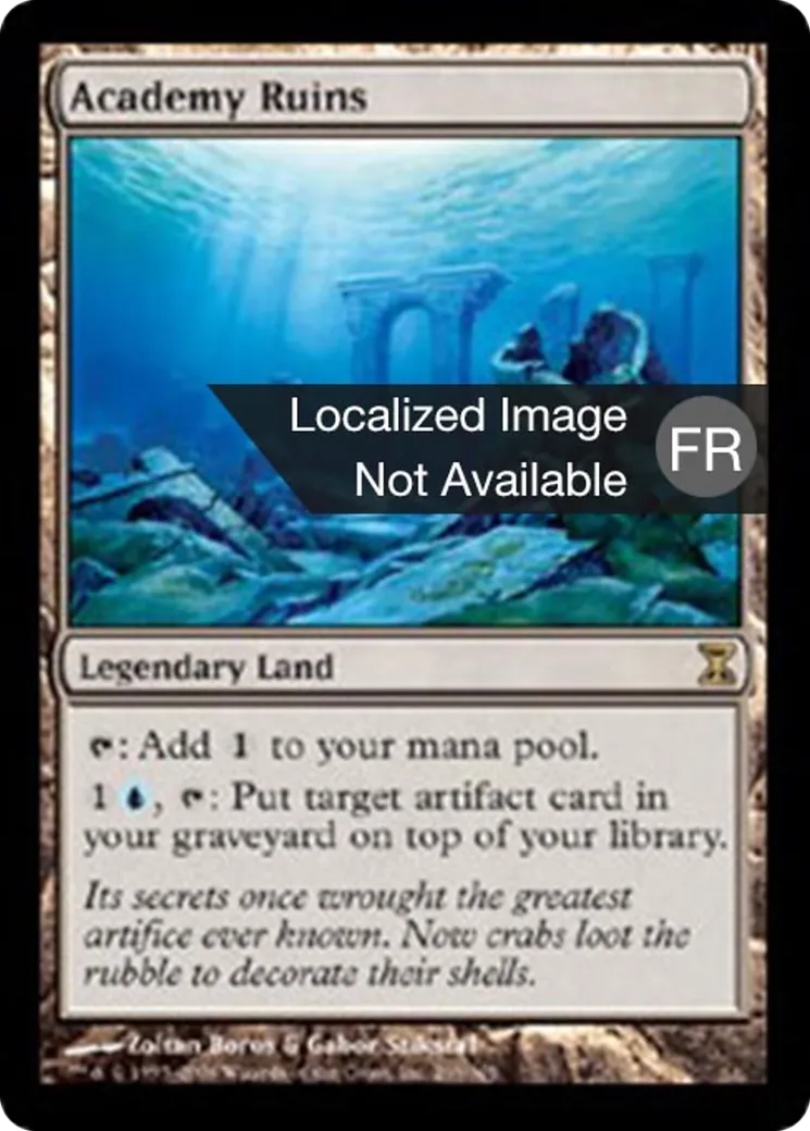 Ruines de l'académie — Time Spiral — Magic: The Gathering