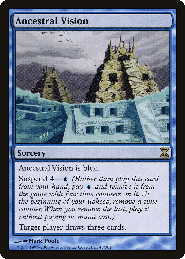 Ancestral Vision — Time Spiral — Magic: The Gathering