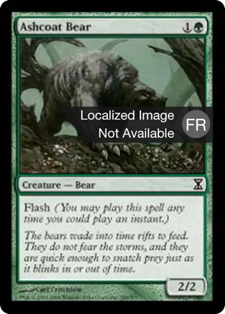 Ours à fourrure cendrée — Time Spiral — Magic: The Gathering
