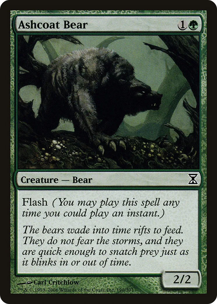 Ours à fourrure cendrée — Time Spiral — Magic: The Gathering
