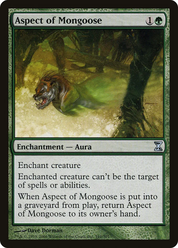 Aspect of Mongoose — Time Spiral — Magic: The Gathering