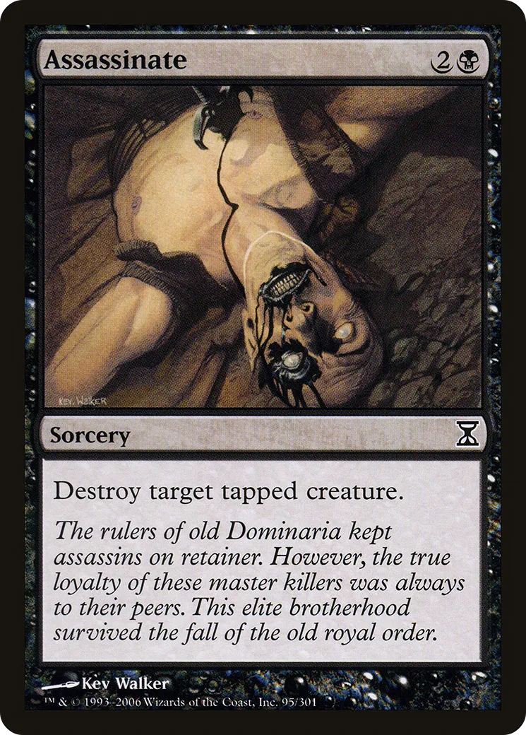 Assassinate — Time Spiral — Magic: The Gathering