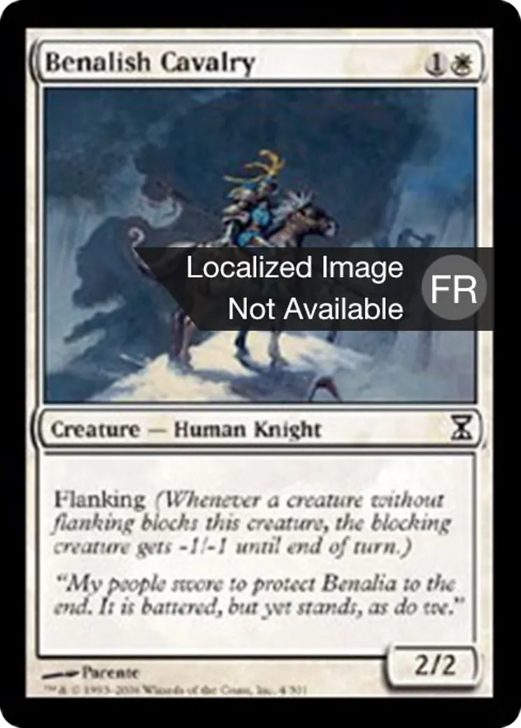 Cavalerie bénaliane — Time Spiral — Magic: The Gathering