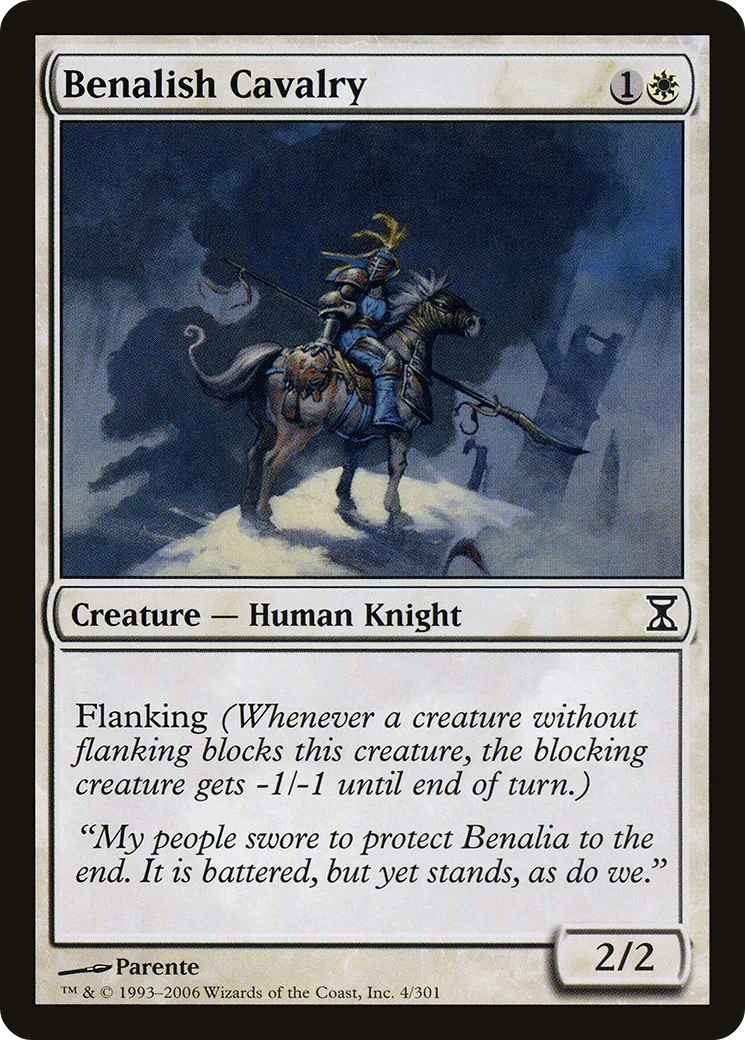 Benalish Cavalry — Time Spiral — Magic: The Gathering