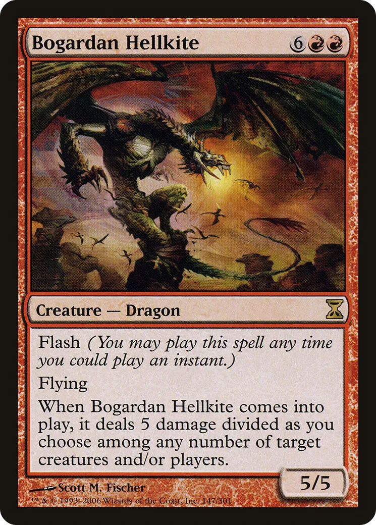 Bogardan Hellkite — Time Spiral — Magic: The Gathering