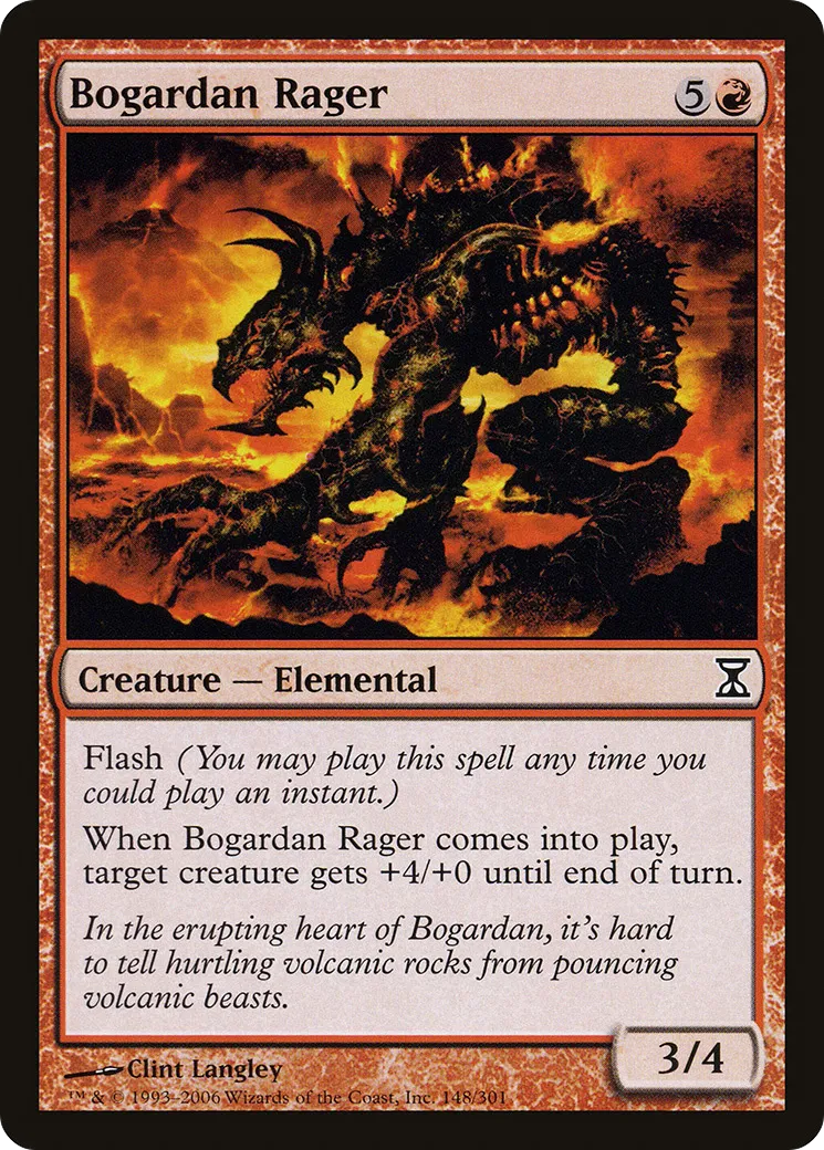 Bogardan Rager — Time Spiral — Magic: The Gathering