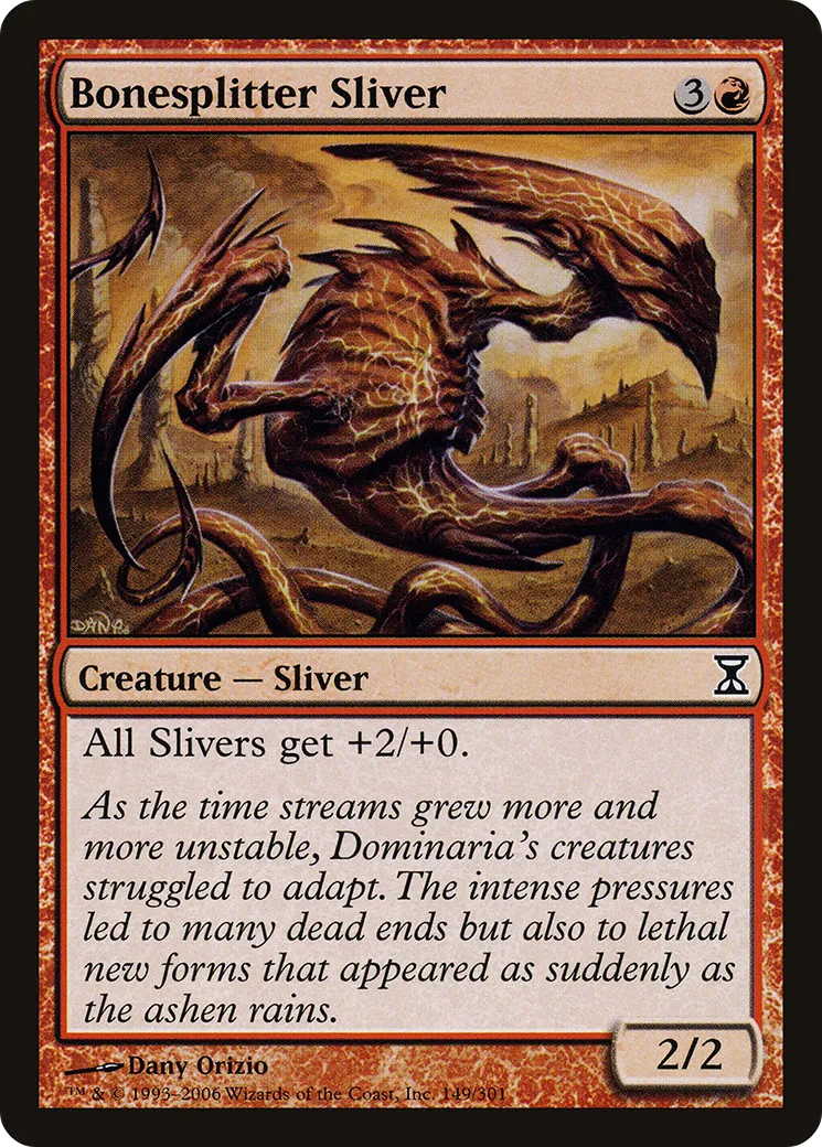 Bonesplitter Sliver — Time Spiral — Magic: The Gathering