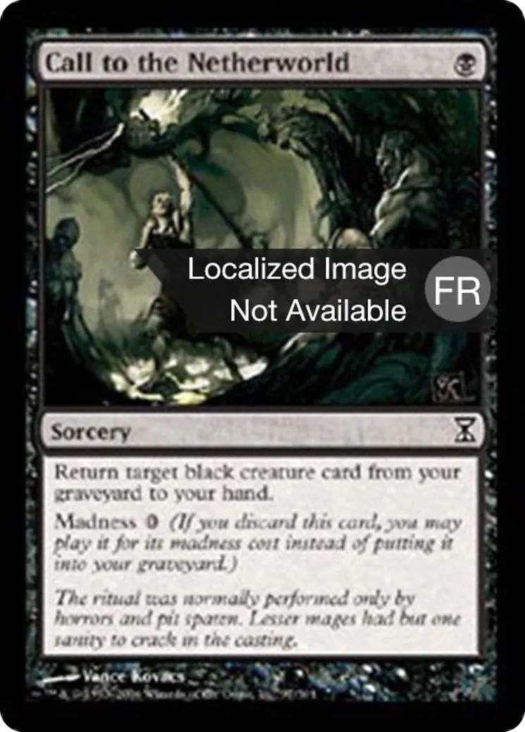 Appel au monde souterrain — Time Spiral — Magic: The Gathering