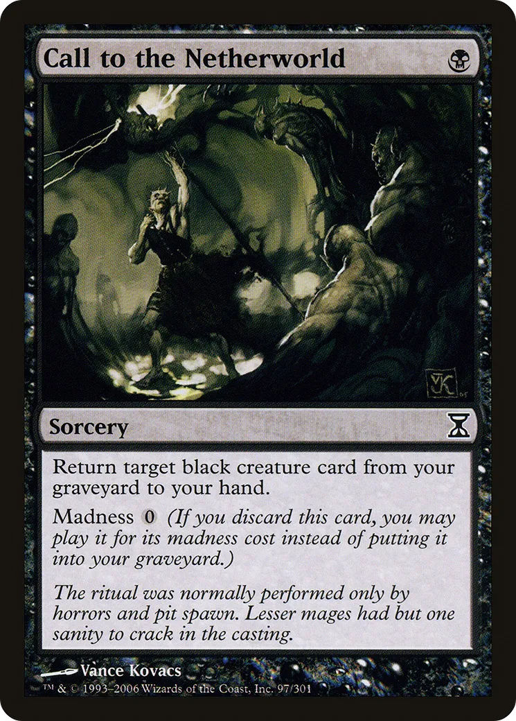 Appel au monde souterrain — Time Spiral — Magic: The Gathering