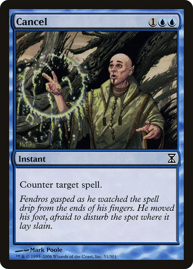 Cancel — Time Spiral — Magic: The Gathering