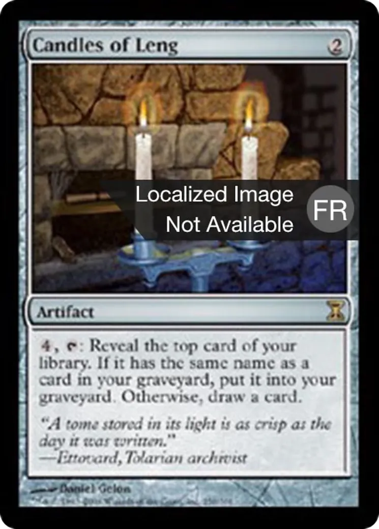 Bougies de Leng — Time Spiral — Magic: The Gathering