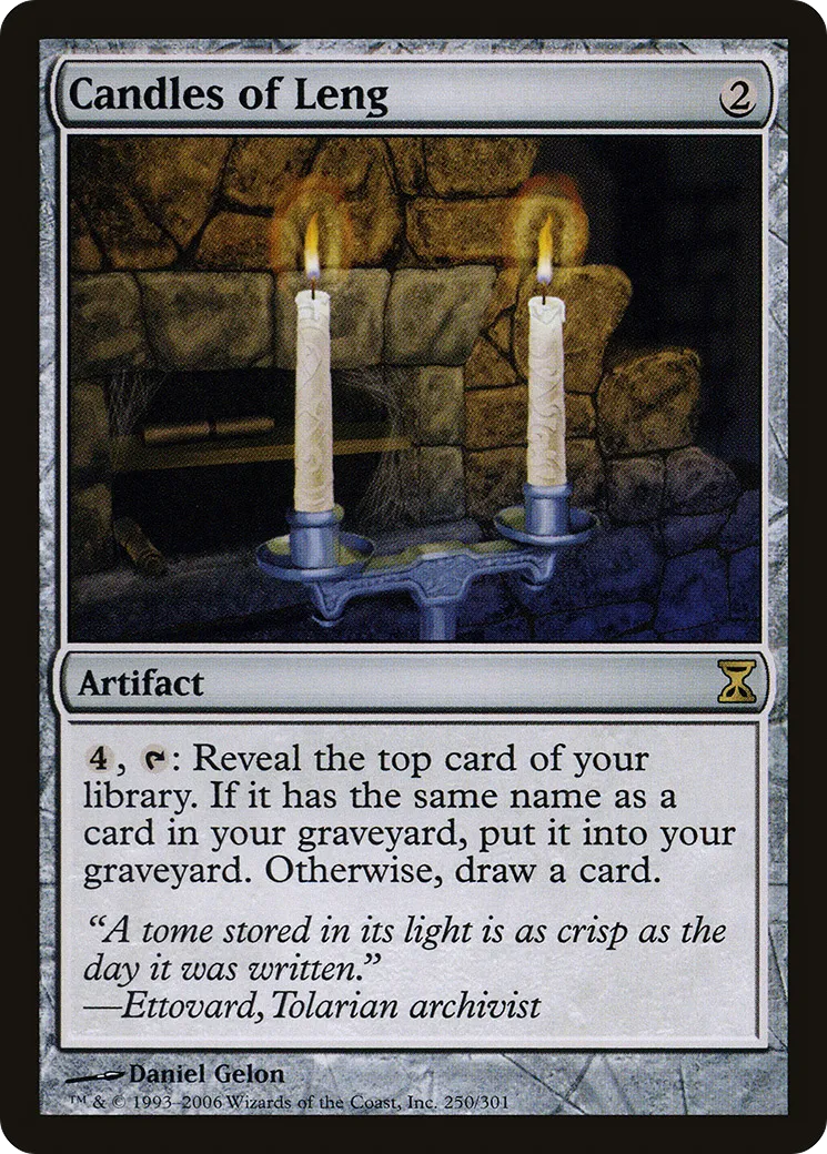 Bougies de Leng — Time Spiral — Magic: The Gathering