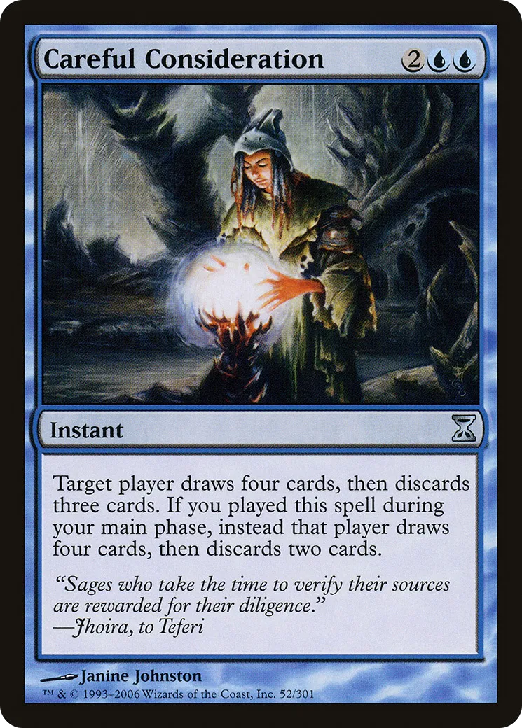 Careful Consideration — Time Spiral — Magic: The Gathering