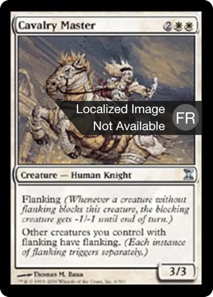Maître de cavalerie — Time Spiral — Magic: The Gathering