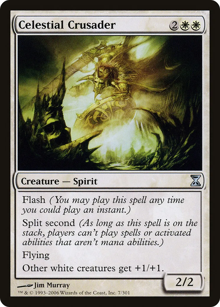 Celestial Crusader — Time Spiral — Magic: The Gathering