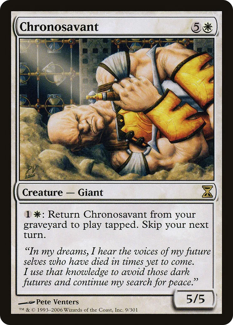 Chronosavant — Time Spiral — Magic: The Gathering