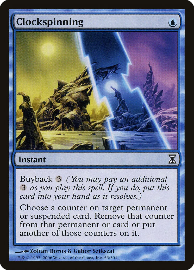 Clockspinning — Time Spiral — Magic: The Gathering