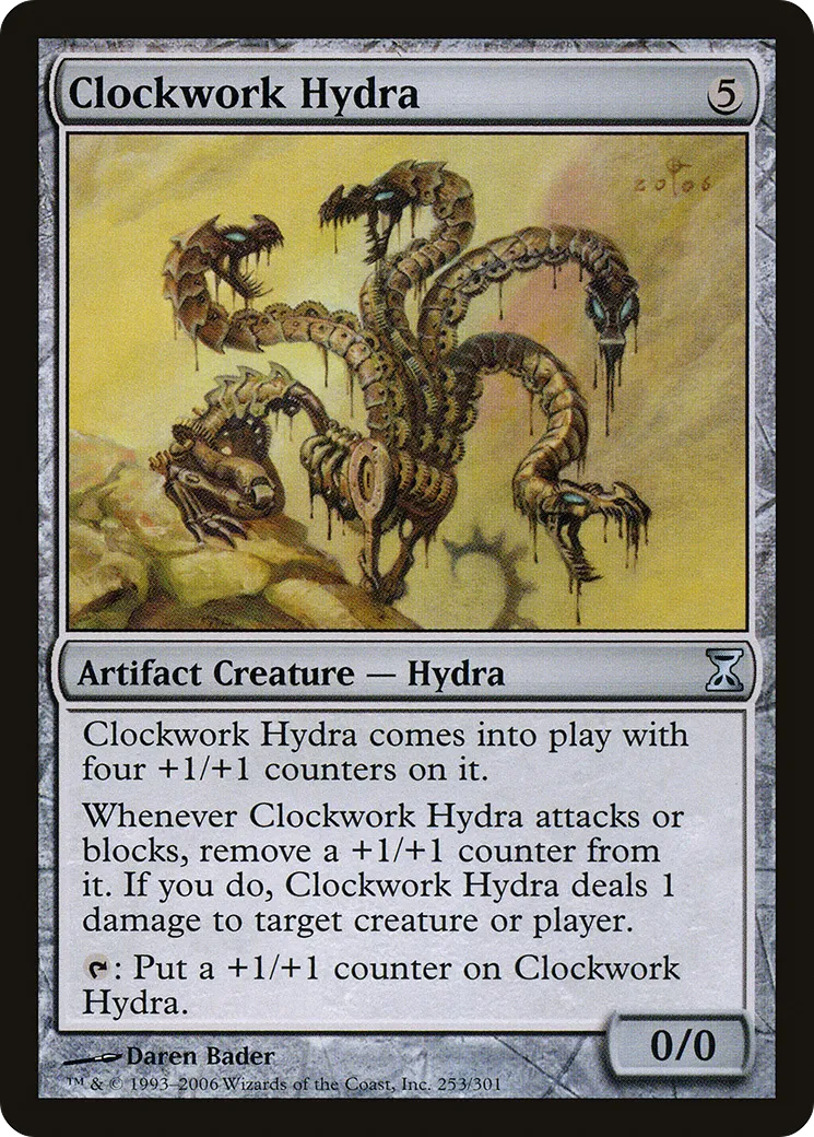 Clockwork Hydra — Time Spiral — Magic: The Gathering