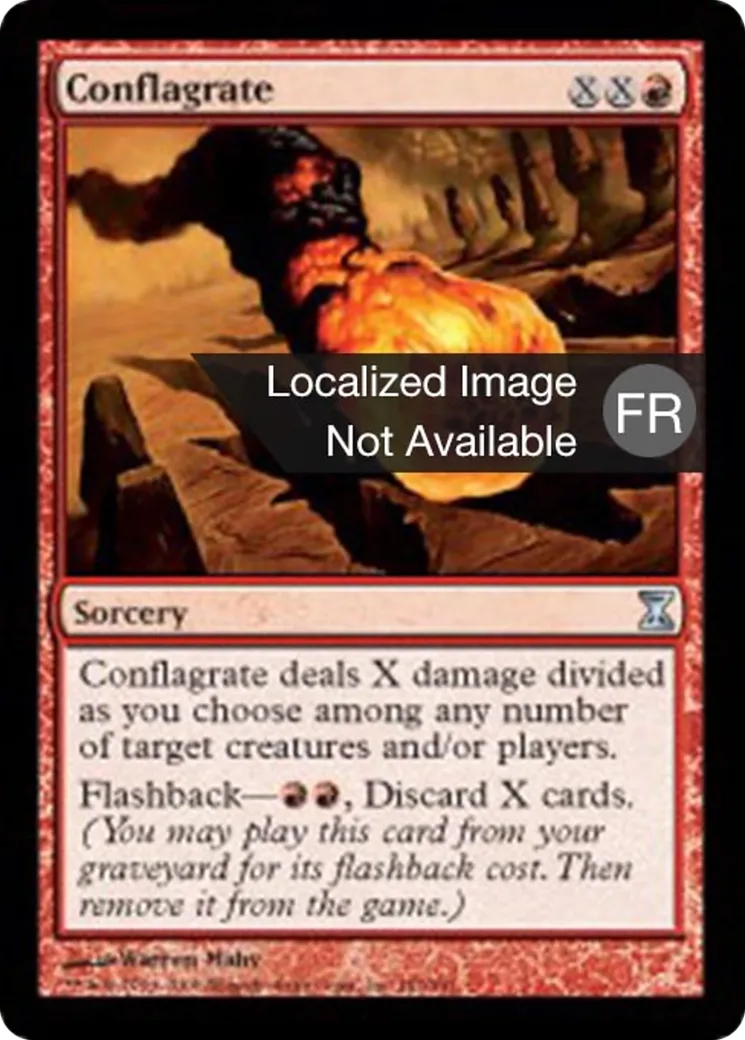 Conflagration — Time Spiral — Magic: The Gathering