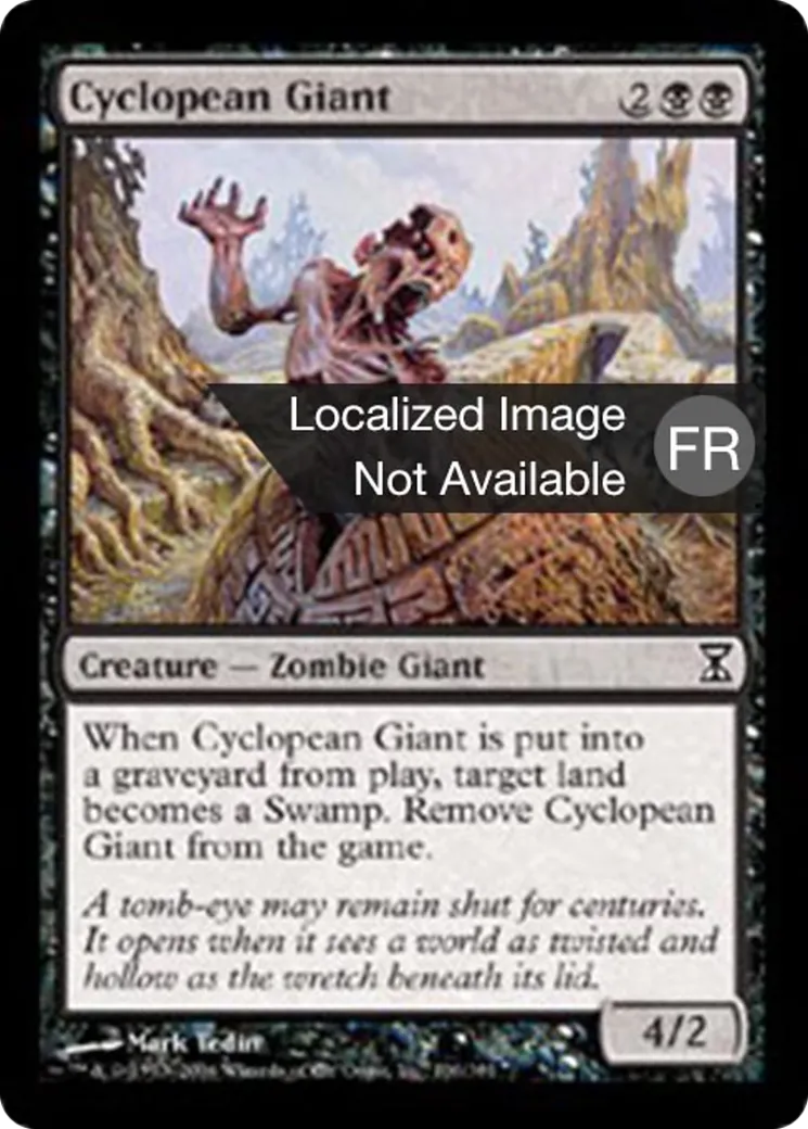 Géant cyclopéen — Time Spiral — Magic: The Gathering