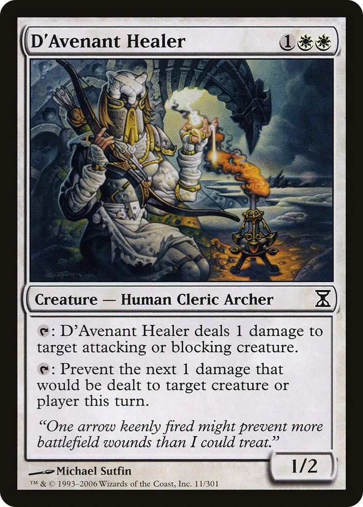 D'Avenant Healer — Time Spiral — Magic: The Gathering