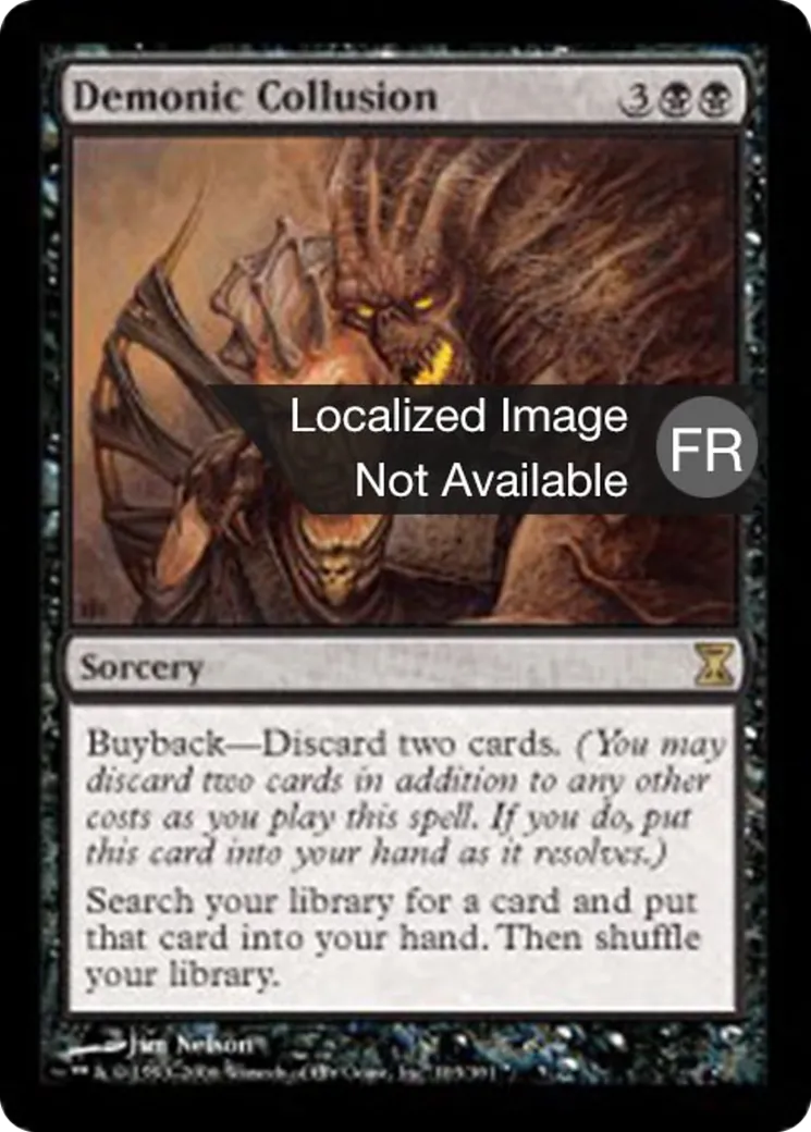 Collusion démoniaque — Time Spiral — Magic: The Gathering