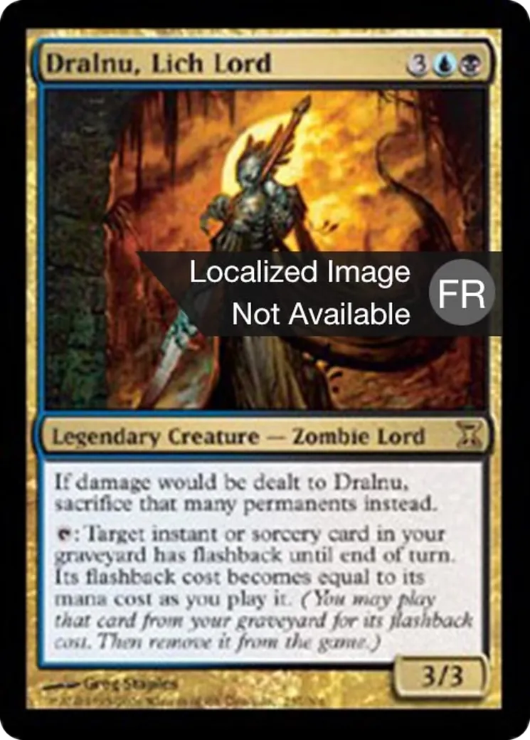Dralnu, seigneur liche — Time Spiral — Magic: The Gathering