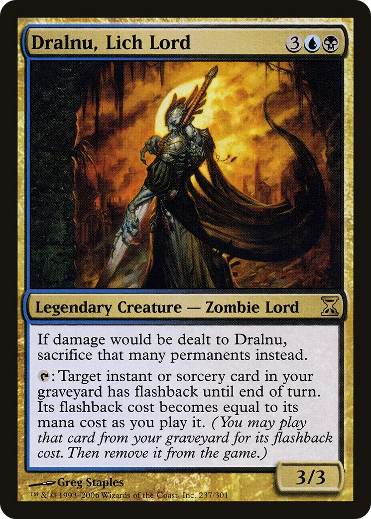 Dralnu, Lich Lord — Time Spiral — Magic: The Gathering