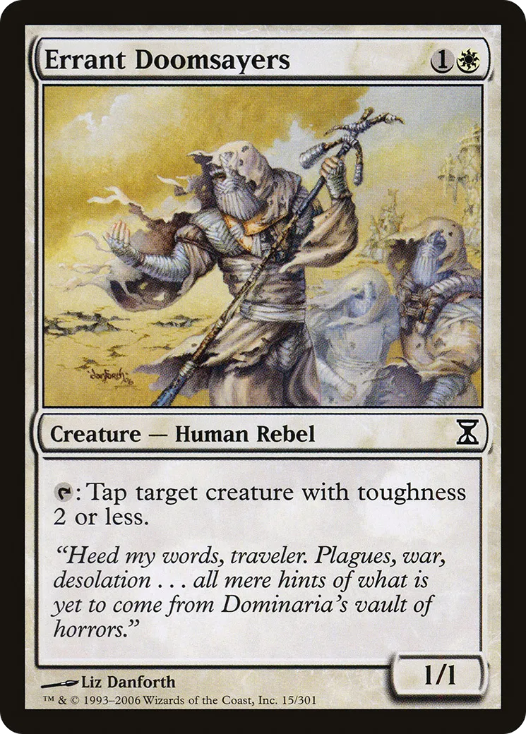 Errant Doomsayers — Time Spiral — Magic: The Gathering
