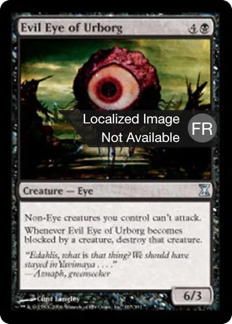 Œil maléfique d'Urborg — Time Spiral — Magic: The Gathering