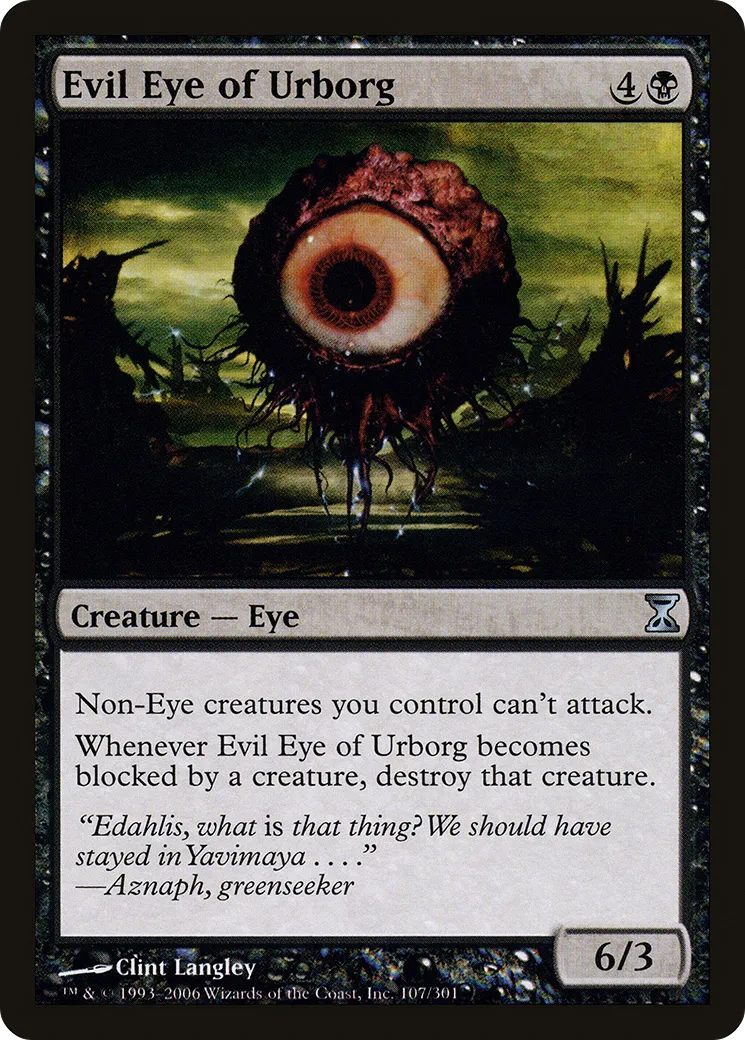 Evil Eye of Urborg — Time Spiral — Magic: The Gathering