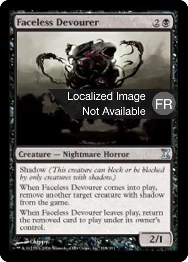 Dévoreur sans visage — Time Spiral — Magic: The Gathering