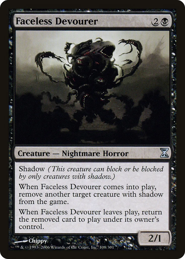 Dévoreur sans visage — Time Spiral — Magic: The Gathering
