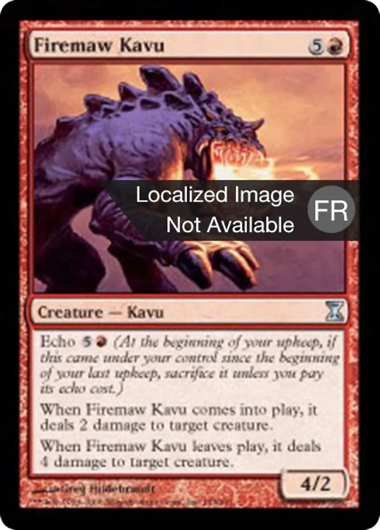 Kavru gueuldefeu — Time Spiral — Magic: The Gathering