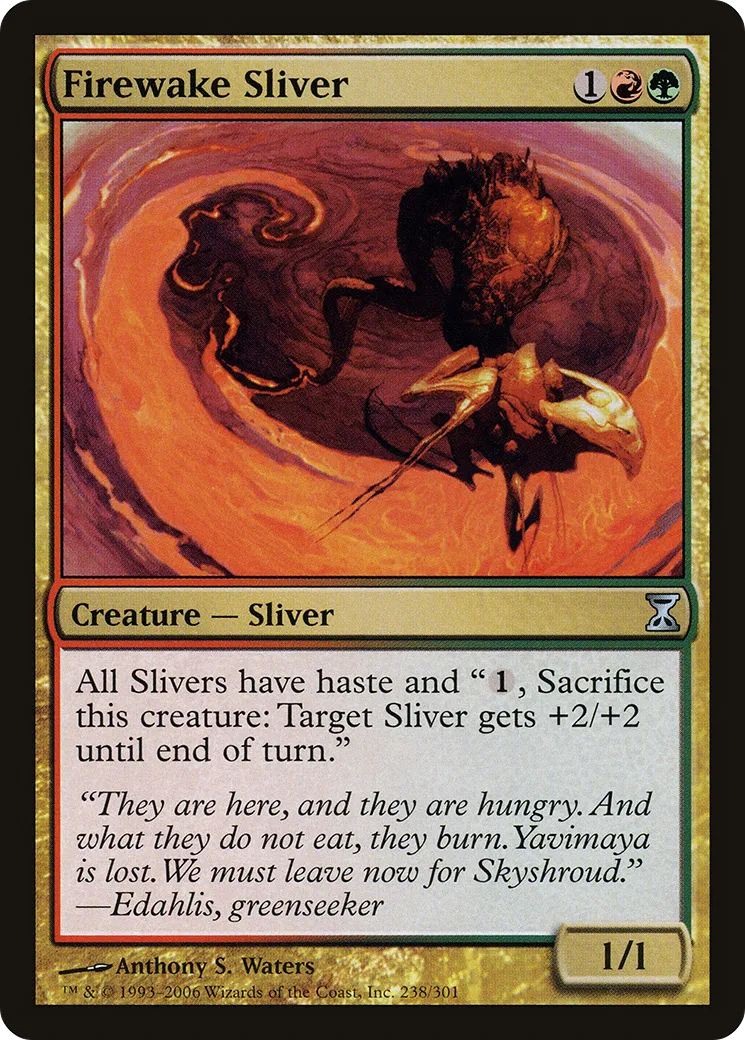 Firewake Sliver — Time Spiral — Magic: The Gathering