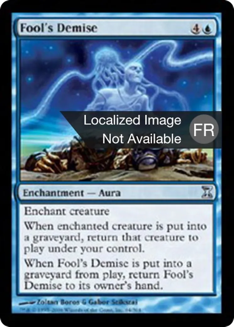 Décès de l'imbécile — Time Spiral — Magic: The Gathering