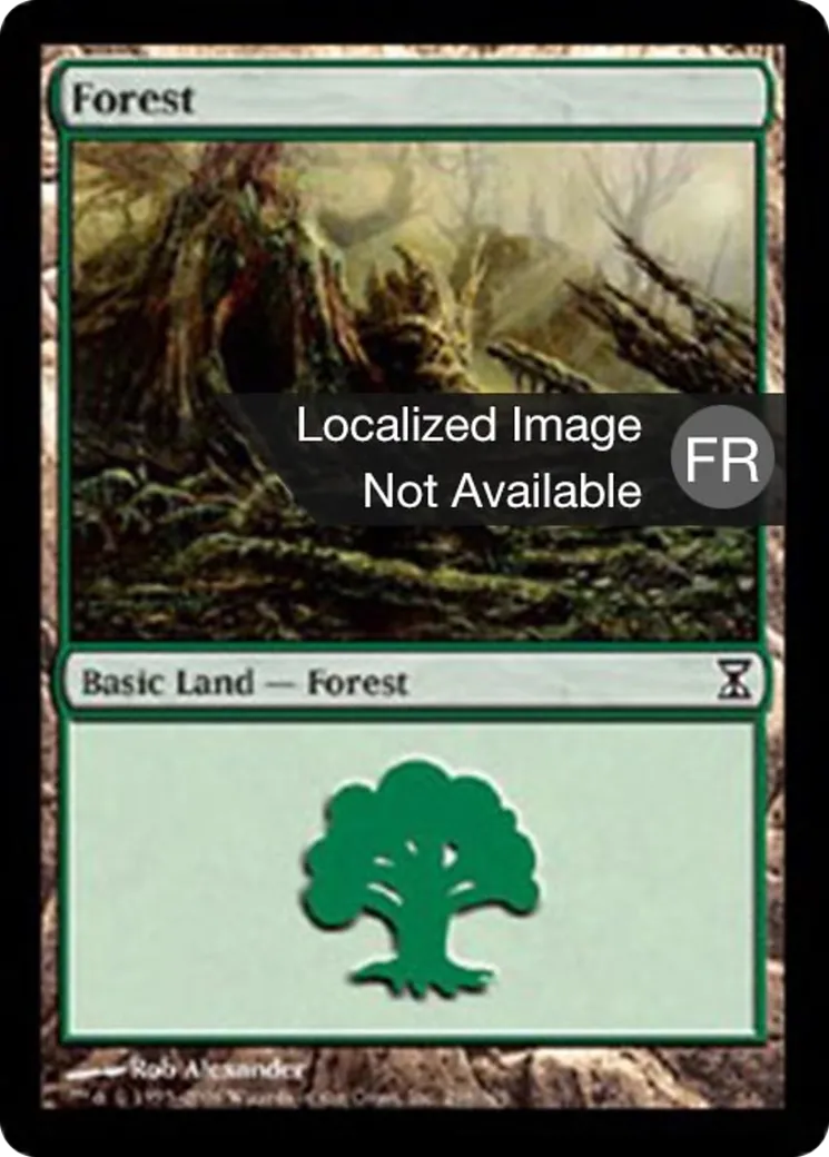 Forêt — Time Spiral — Magic: The Gathering