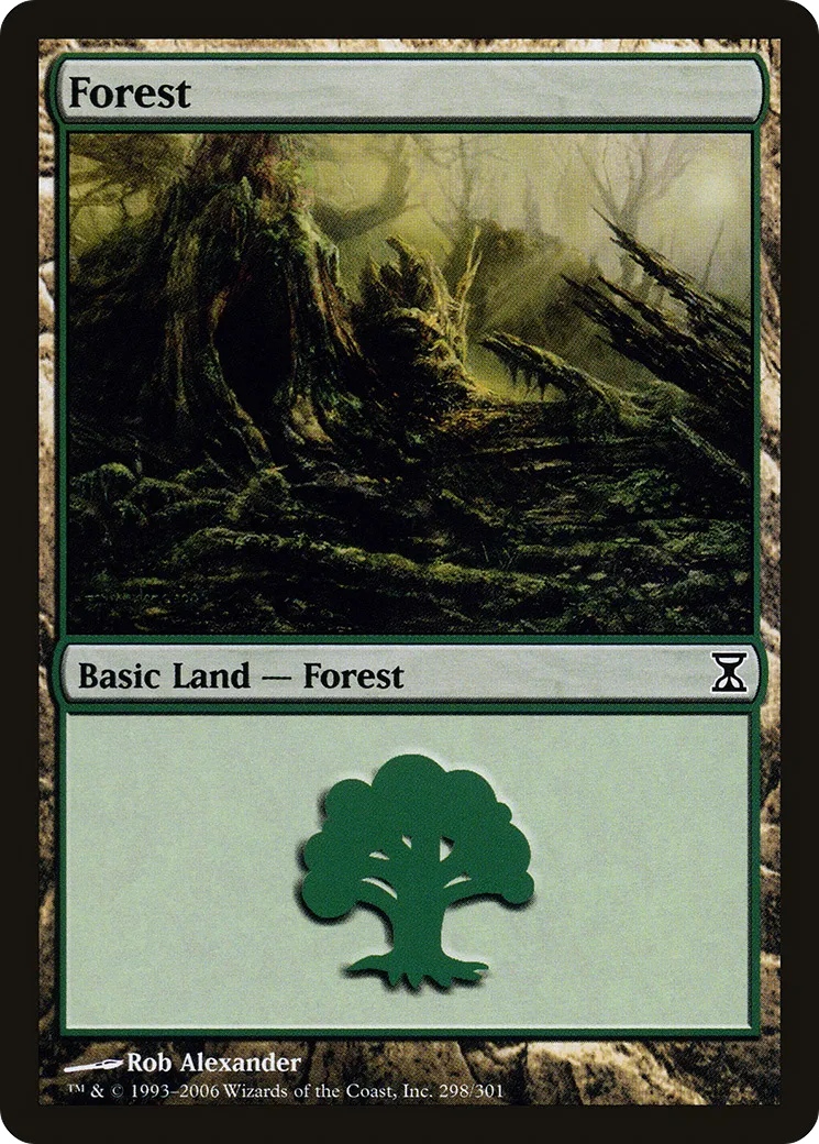 Forest — Time Spiral — Magic: The Gathering