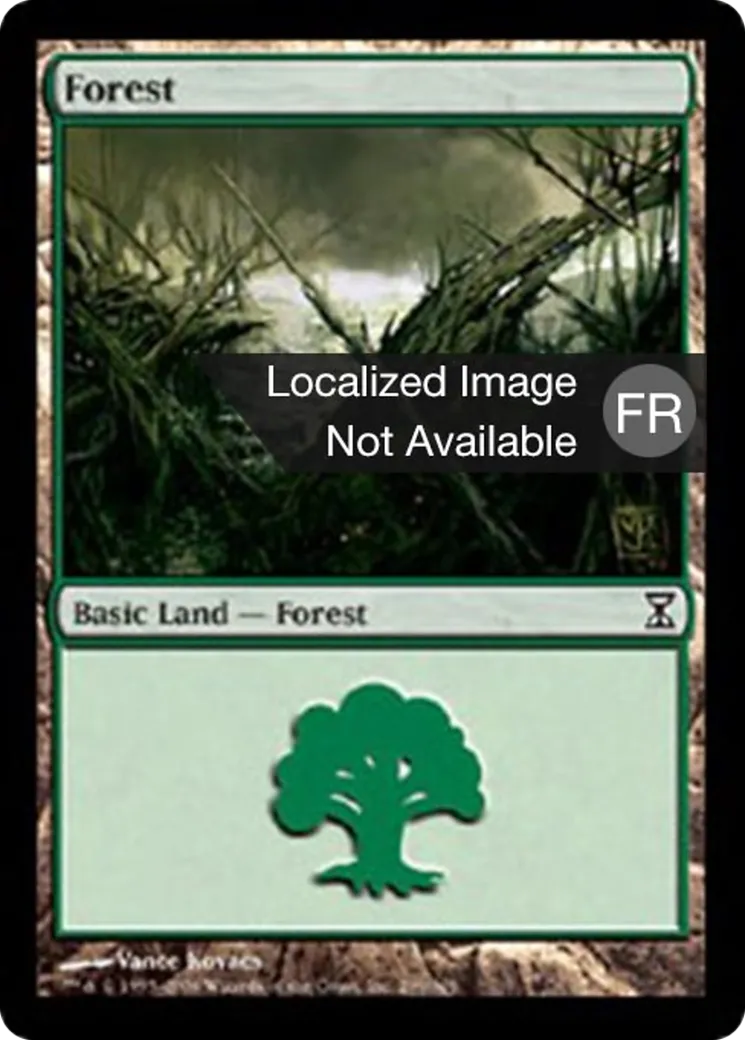Forêt — Time Spiral — Magic: The Gathering