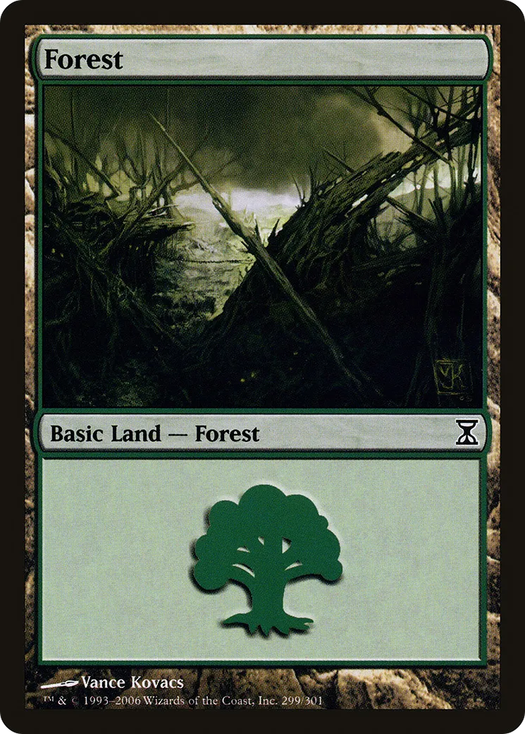Forêt — Time Spiral — Magic: The Gathering