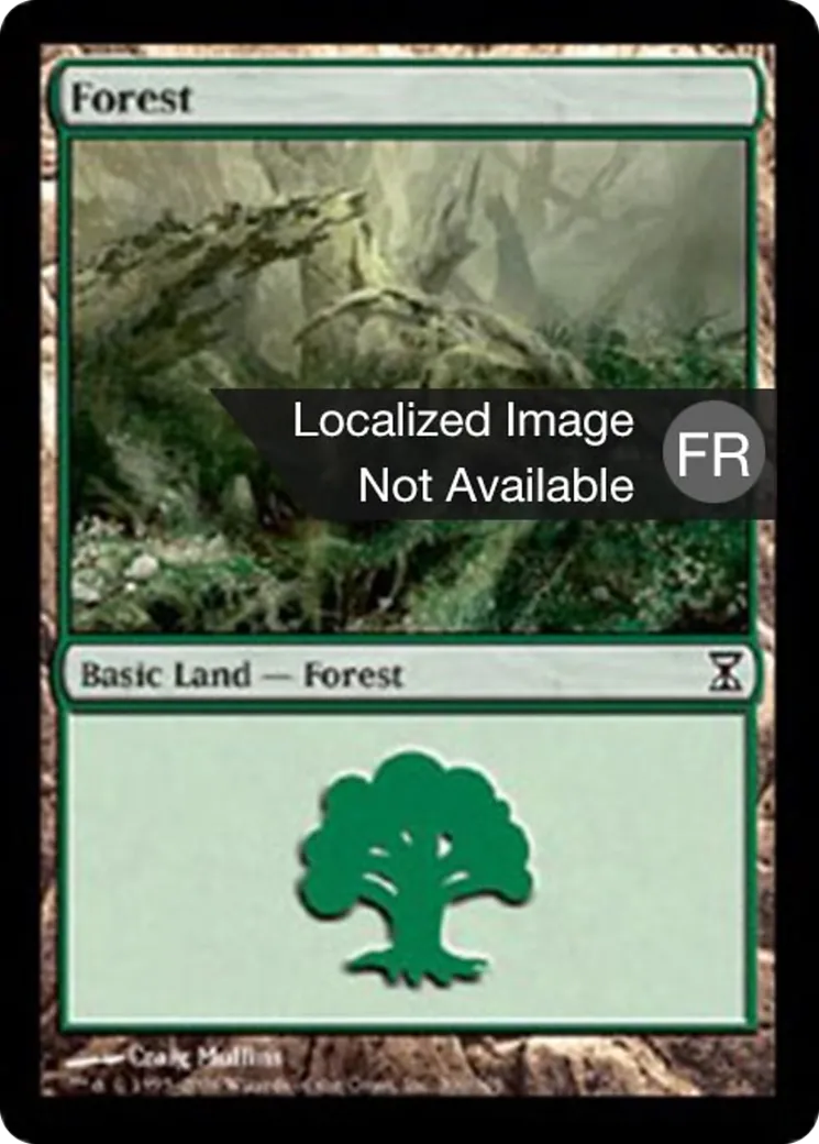 Forêt — Time Spiral — Magic: The Gathering