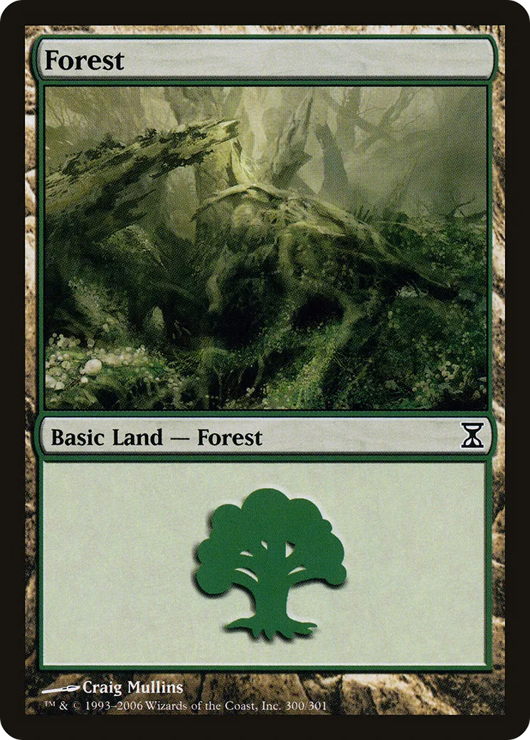 Forest — Time Spiral — Magic: The Gathering