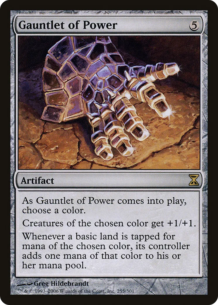 Gauntlet of Power — Time Spiral — Magic: The Gathering