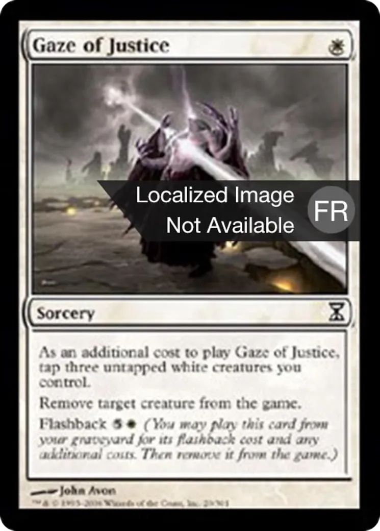 Regard de la justice — Time Spiral — Magic: The Gathering