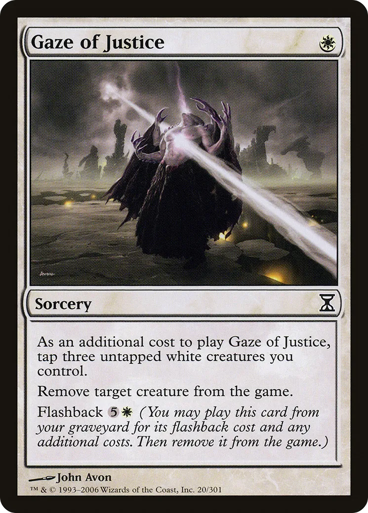 Gaze of Justice — Time Spiral — Magic: The Gathering