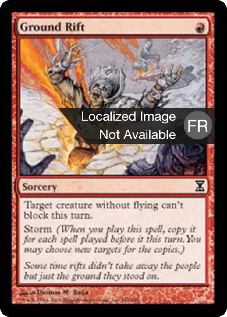 Faille terrestre — Time Spiral — Magic: The Gathering