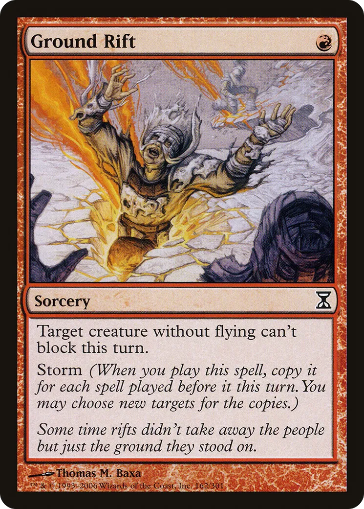 Ground Rift — Time Spiral — Magic: The Gathering