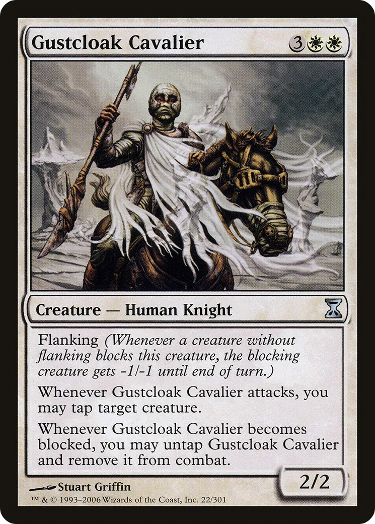 Gustcloak Cavalier — Time Spiral — Magic: The Gathering