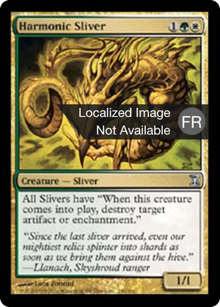 Slivoïde harmonique — Time Spiral — Magic: The Gathering