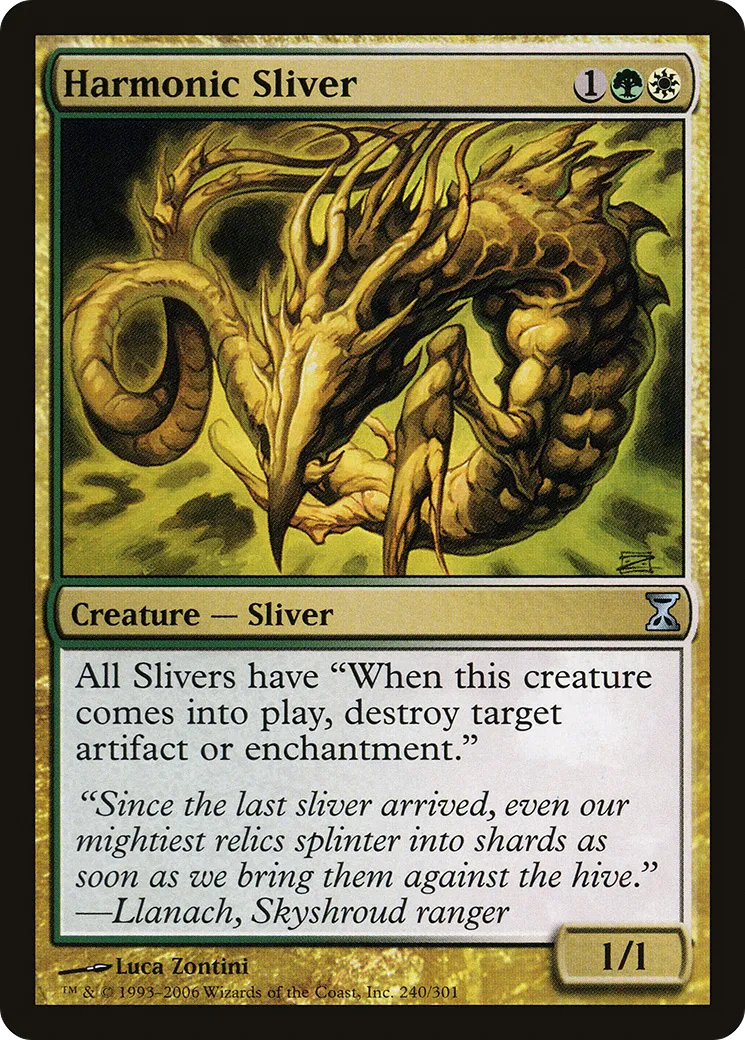 Harmonic Sliver — Time Spiral — Magic: The Gathering